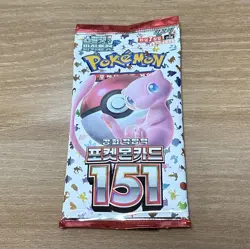 Pokemon Card 151 & Ruler of the Black Flame 1+1 New SEALED Korean Booster Packs - Image 2