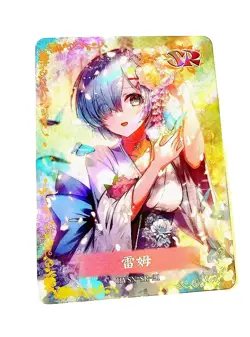Goddess Story Waifu Card TCG | Rem - Re:Zero | SR | HYSN-SR-21 [ Flower Girl ] - Image 4