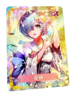Goddess Story Waifu Card TCG | Rem - Re:Zero | SR | HYSN-SR-21 [ Flower Girl ] - Image 5
