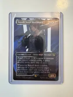 Magic Final Fantasy - Squall, SeeD Mercenary (Borderless Surge Foil) R 0547 - Image 1