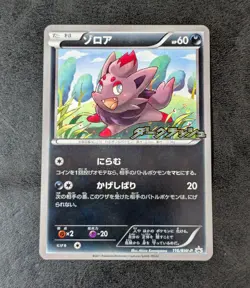 Played - Pokemon Card Game TCG Zorua 116/BW-P Promo JAPANESE - Image 3