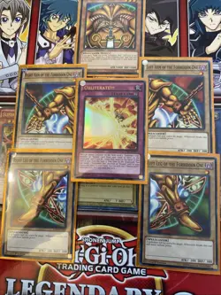 Yu-Gi-Oh! TCG Card Five Exodia Pieces And Trap Card Obliterate - Image 1