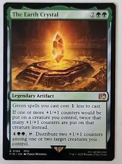The Earth Crystal Final Fantasy MTG Card NM Regular Rare 0184 - Image 1
