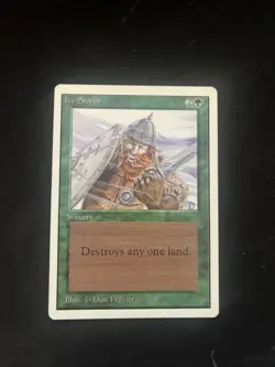 Ice Storm Unlimited 1993 Magic the Gathering - MP Condition - Image 1