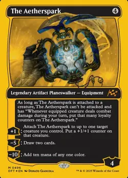 Mint/Near-Mint, English - 1 x MTG The Aetherspark - First-Place Foil Aetherdrift - Image 2