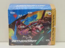 2025 Magic The Gathering Aetherdrift Collector Factory Sealed Booster Box - Image 1