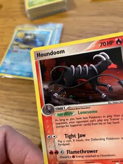 NM! Houndoom (7/115) EX Unseen Forces Holo Rare Pokemon Card! FAST P&P! - Image 3