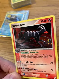 NM! Houndoom (7/115) EX Unseen Forces Holo Rare Pokemon Card! FAST P&P! - Image 4