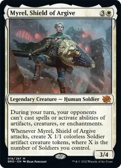 1 x Myrel, Shield of Argive - The Brothers' War - NM-Mint - MTG - Image 2
