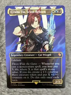 G'raha Tia, Scion Reborn (Borderless) (Surge Foil) Commander: Final Fantasy Foil - Image 2