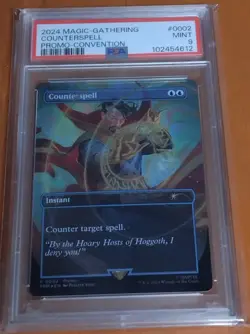 PSA 9 Foil Doctor Strange Counterspell, 2024 MTG Marvel Convention Promo 0002 Dr - Image 1