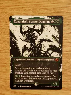 Zopandrel Hunger Dominus NM Showcase MTG Phyrexia: All Will Be One Regular (315) - Image 1