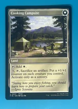 Mtg Sidequest: Catch a Fish- Cooking Campsite Final Fantasy Regular Double Sided - Image 2