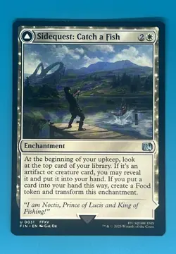 Mtg Sidequest: Catch a Fish- Cooking Campsite Final Fantasy Regular Double Sided - Image 3