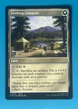 Mtg Sidequest: Catch a Fish- Cooking Campsite Final Fantasy Regular Double Sided - Image 4
