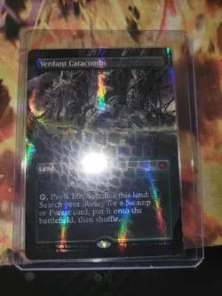 Verdant Catacombs (Borderless) (Dragonscale Foil) Special Guests Foil - Image 5