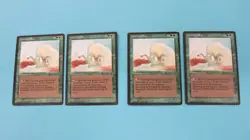4x  SPITTING SLUG  SUMMON  THE DARK  MTG MAGIC THE GATHERING  2 LP / 2 MP - Image 1