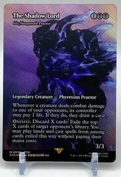 MTG: Final Fantasy FCA The Shadow Lord (Borderless) (FOIL) M#0035 - Image 1