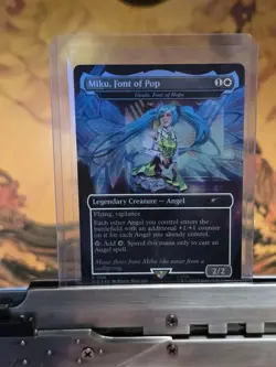 Miku, Font of Pop - Giada, Font of Hope (Rainbow Foil) Secret Lair Drop Foil - Image 1