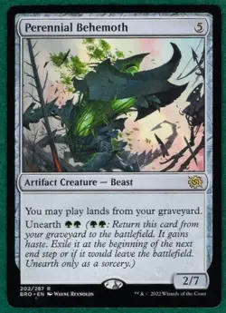 Perennial Behemoth - The Brothers' War BRO #202 - Magic: The Gathering MTG Card - Image 1