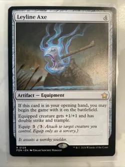 1x Leyline Axe NM Eng MTG - Foundations - Image 1