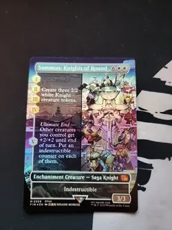 Summon: Knights of Round (Borderless) Final Fantasy Foil - Image 1