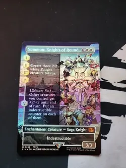 Summon: Knights of Round (Borderless) Final Fantasy Foil - Image 3