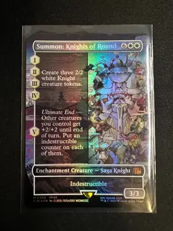 Summon: Knights of Round (Borderless) Final Fantasy Foil - Image 3