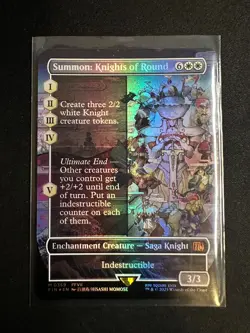 Summon: Knights of Round (Borderless) Final Fantasy Foil - Image 5