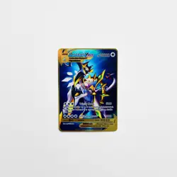 Arceus VMAX Gold Metal Card â€“ Fan-Made PokÃ©mon Collectible gift display - Image 1