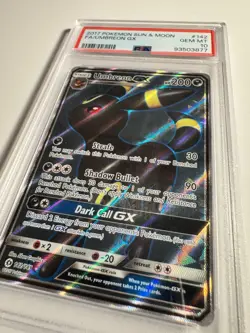 Pokemon Trading Card Game Umbreon Gx #142 Pokemon Sun And Moon PSA 10 GEM MINT - Image 2