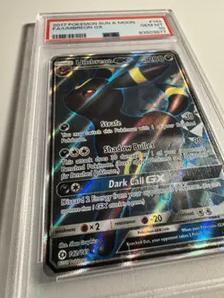 Pokemon Trading Card Game Umbreon Gx #142 Pokemon Sun And Moon PSA 10 GEM MINT - Image 3