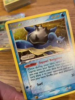 NEAR MINT! Lapras (8/92) Stamped Reverse Holo EX Legend Maker Pokemon Card! - Image 3