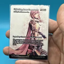 Lightning, Lone Commando (Isshin, Two Heavens as One) Showcase MTG Final Fantasy - Image 3