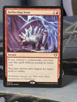 MTG Deflecting Swat RARE Commander Masters 214 Regular Near Mint - Image 1