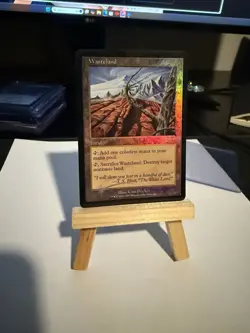 MTG Wasteland, FOIL Player Rewards Promo, NM Mint Magic the Gathering 2001 - Image 2