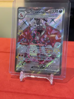 Pokemon Paldean Fates Charizard EX  #074 Black Star Promo - Image 3