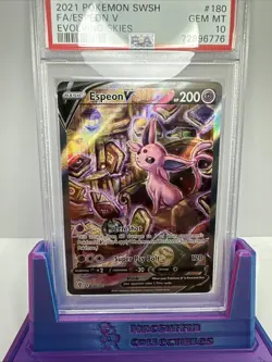 2021 Pokemon SWSH Evolving Skies #180 Espeon V FA PSA 10 GEM MINT - Image 3