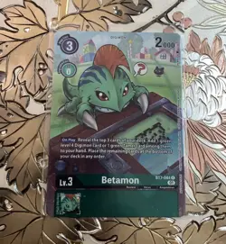 Digimon Card Game Betamon Alternate Art Foil BT7-044 - Image 1