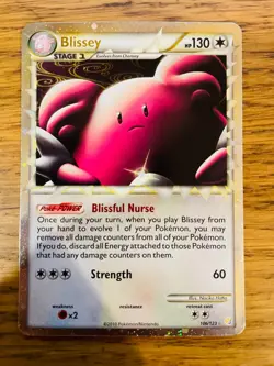 NM! Blissey Prime (106/123) Heartgold & Soulsilver Base Holo Pokemon Card! - Image 1