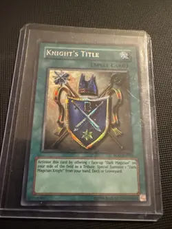 Yu-Gi-Oh Trading Card Game TCG Knight's Title Holo ROD-EN002 NM/M - Image 1