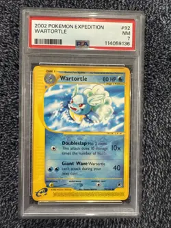PSA 7 NM Wartortle 92/165 Expedition Base Set Pokemon Card ðŸ”¥ - Image 1