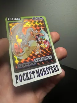 Pokemon Carddass Card Charizard File No.6 Bandai Pocket Monsters 1997 Japan - Image 5