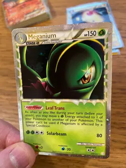 NM! Meganium Prime (109/123) Heartgold & Soulsilver Base Holo Pokemon Card! - Image 4
