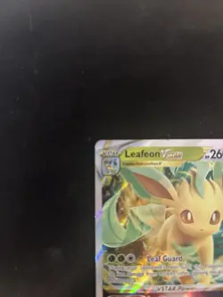 PokÃ©mon TCG Leafeon VSTAR Crown Zenith Holo Ultra Rare Card 014/159 - Image 3