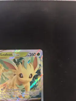PokÃ©mon TCG Leafeon VSTAR Crown Zenith Holo Ultra Rare Card 014/159 - Image 4