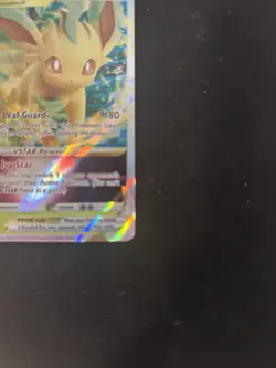 PokÃ©mon TCG Leafeon VSTAR Crown Zenith Holo Ultra Rare Card 014/159 - Image 5