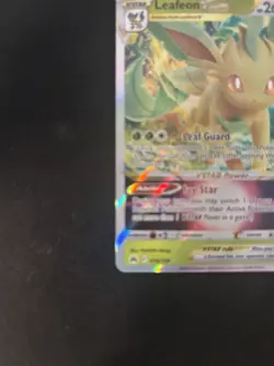 PokÃ©mon TCG Leafeon VSTAR Crown Zenith Holo Ultra Rare Card 014/159 - Image 6