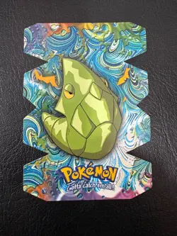 2000 TOPPS Pokemon #11 Metapod Stage 2 Die Cut Embossed card EV2 of 12 - Image 1