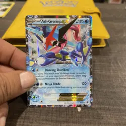 Ash-Greninja EX Pokemon Black Star Promos Foil Card #XY133 -NM - Image 3